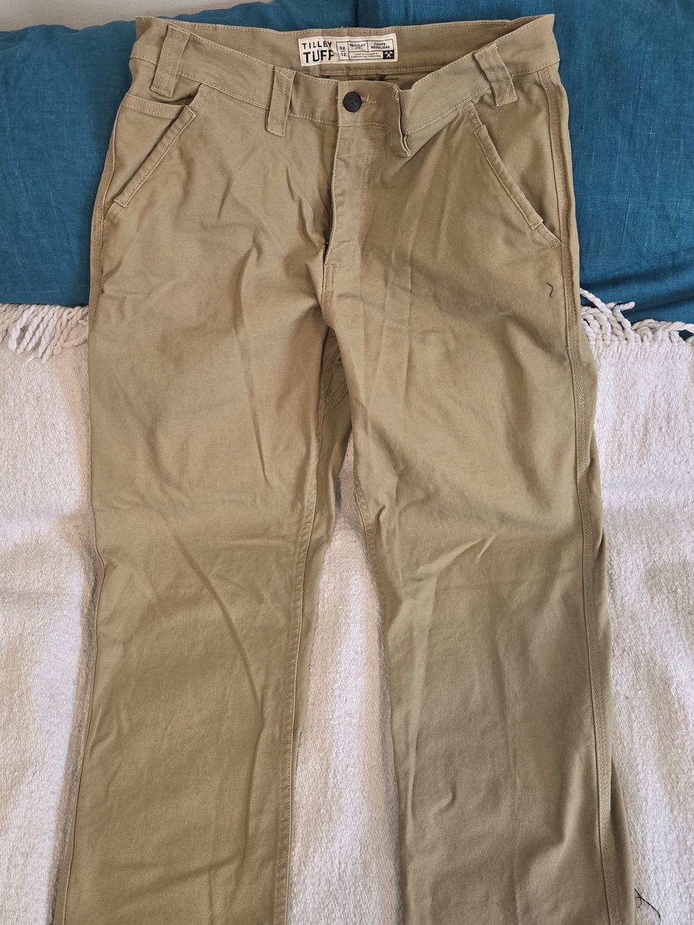 Tilley Tuff Men’s Chino Pants — Tan